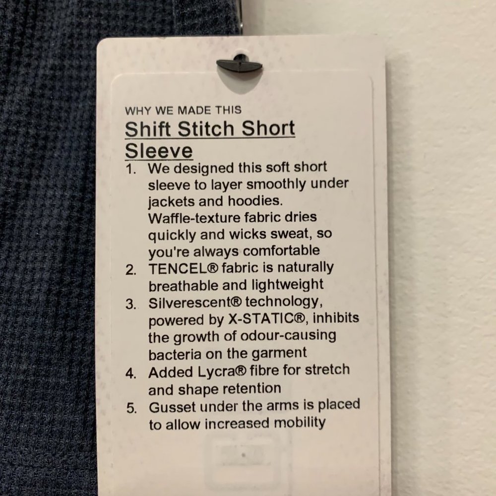 Lululemon Shift Stitch Short Sleeve - Picture 4 of 9